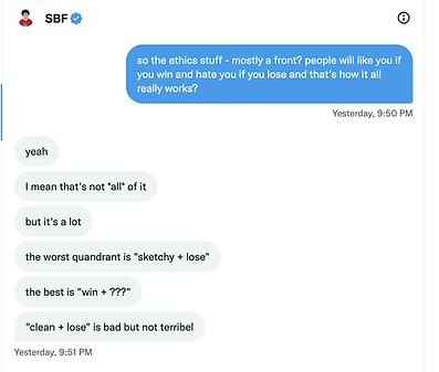 SBF Leaked Texts